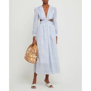 OPT | flowy summer light blue cotton dress